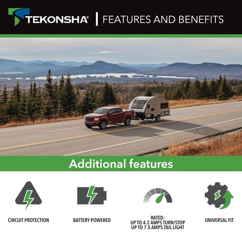 Tekonsha ModuLite HD Plus Protector w/Integrated Circuit & Overload Protection Trailer Light Power Module 119190