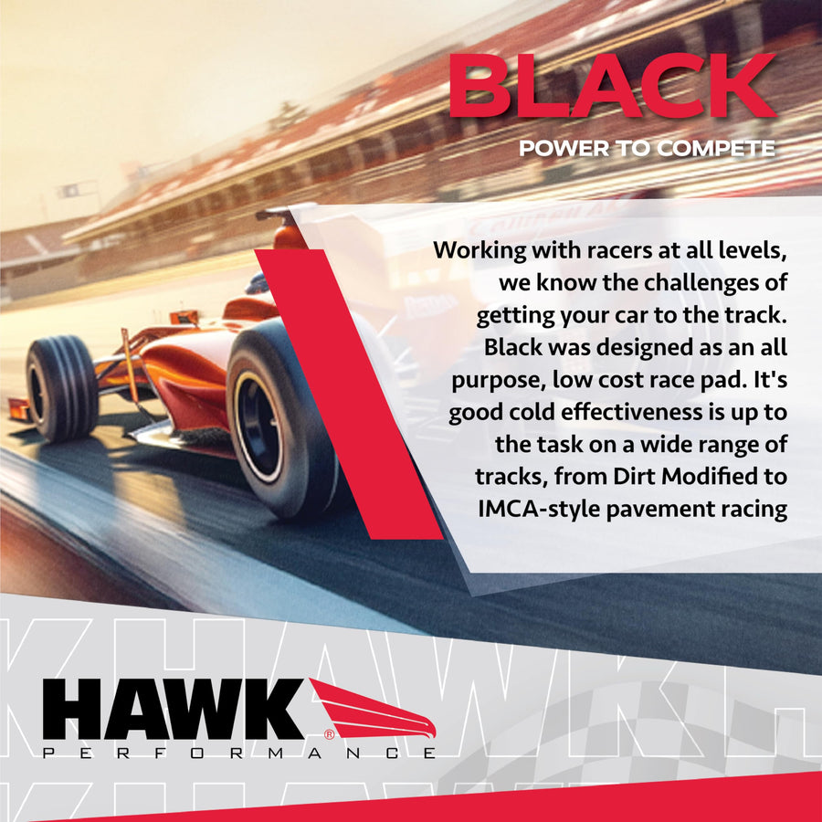 Hawk Performance Black HB237M.480 Motorsport Brake Pads
