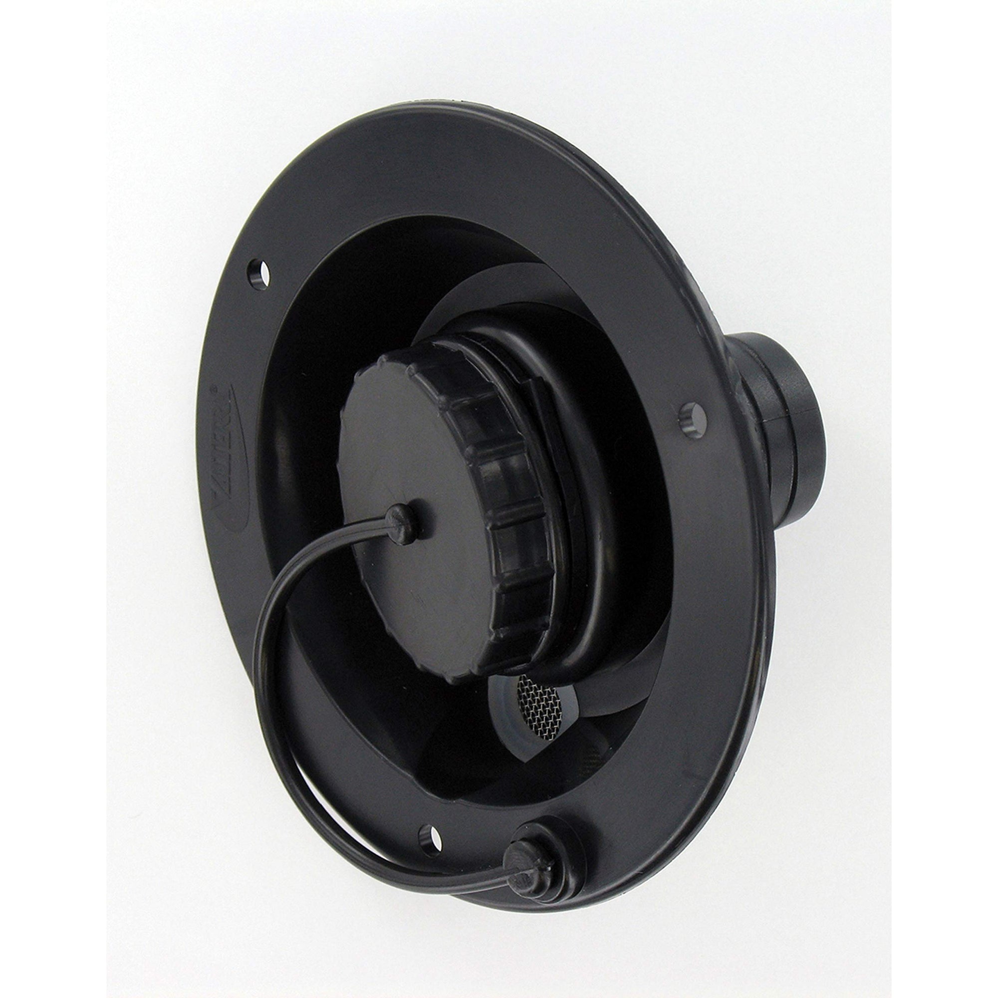 Gravity Water Inlet Valterra A01-2003BKVP Black Carded