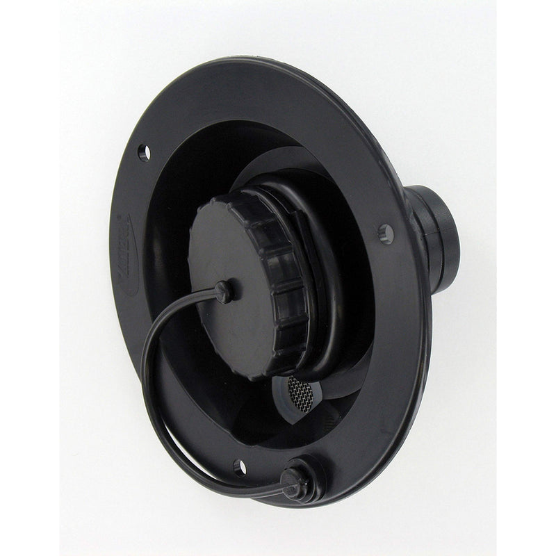 Gravity Water Inlet Valterra A01-2003BKVP Black Carded