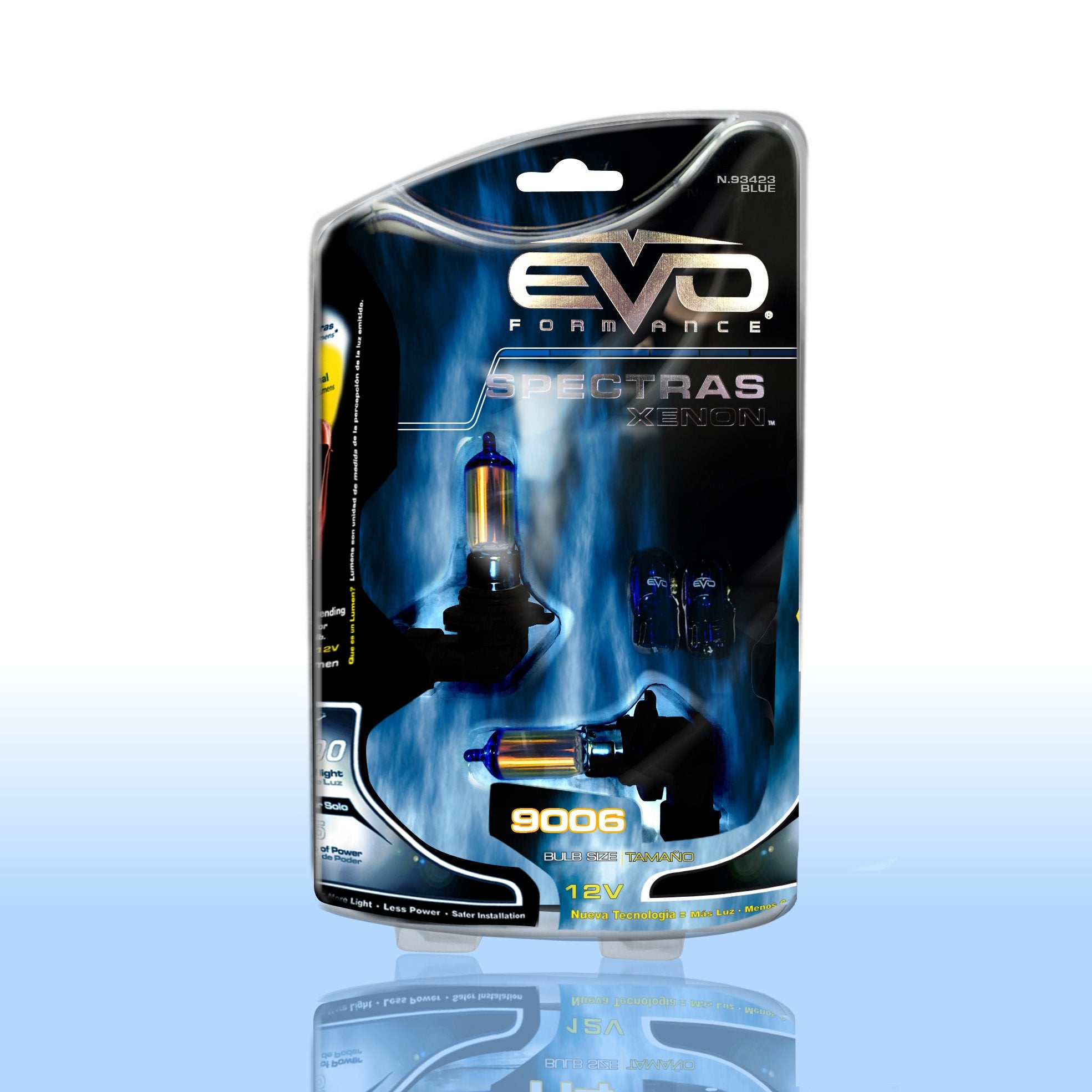 CIPA 93423 EVO Formance Spectras 9006 65W=90W Blue Halogen Bulb - Pack of 2