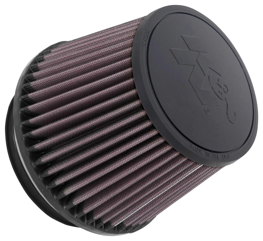 K&N Original High-Flow Lifetime Universal Clamp-On Air Filter:Performance, Premium, Washable: Flange Diameter: 4.5 In, Filter Height: 4.5 In, Flange Length: 0.625 In, Shape: Round Tapered, RU-1005