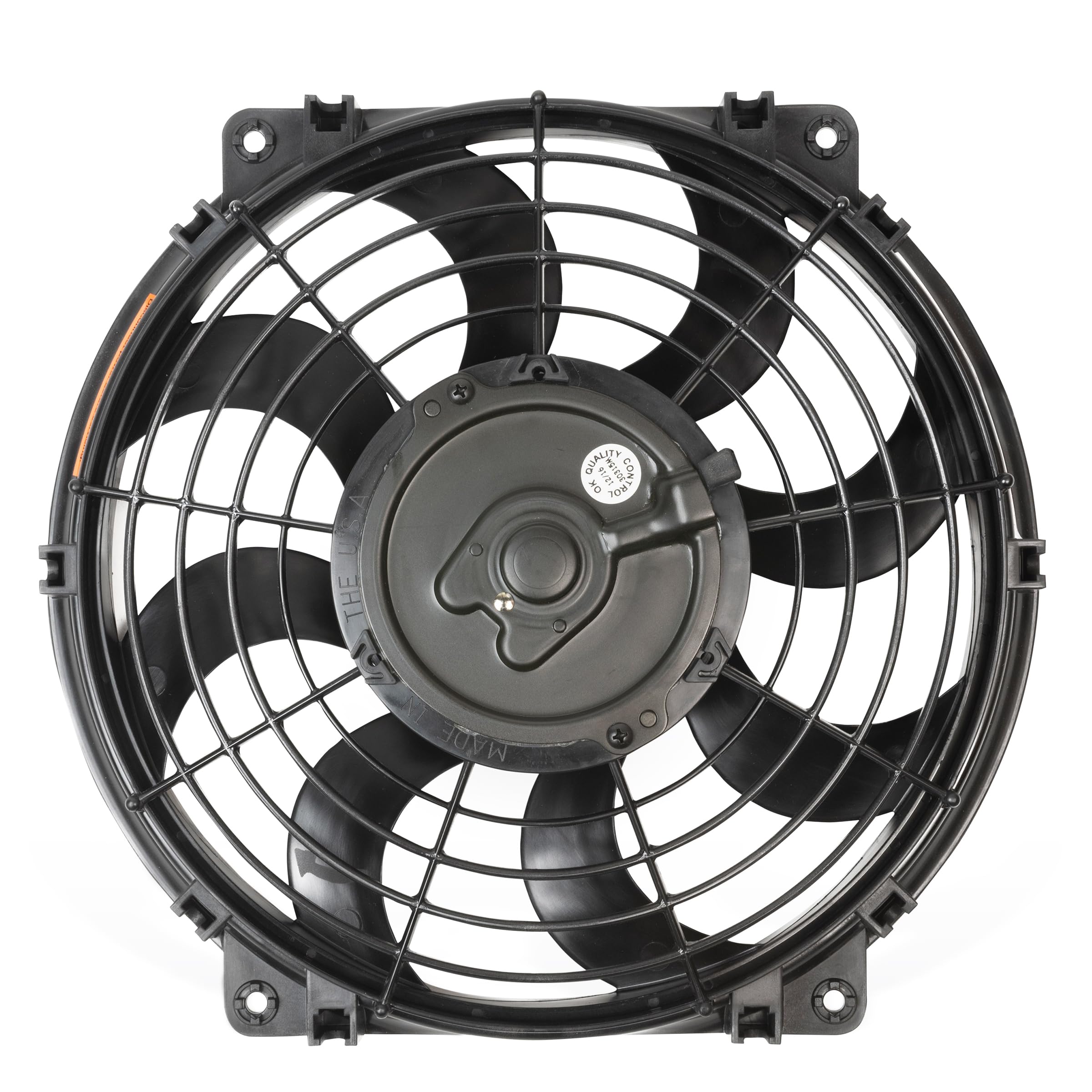 S-Blade Flex-A-Lite Reversible Electric Fan, Pusher-Puller Fan (394), Car Accessories, 14 Inches Black