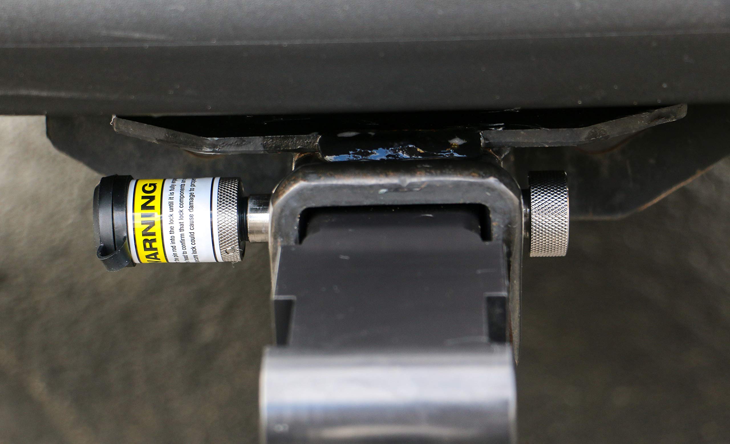 Weigh Safe WS06 - Dual Pin Lock and Keyed Alike Receiver Pin (Designed to Function with 2",2.5" & 3" Receivers). ONLY FITS 180 Hitch Ball MOUNTS, Black