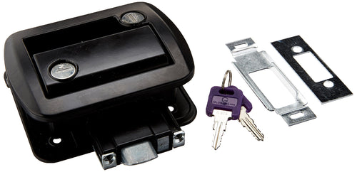 Global AP Products 013-570 Black Travel Trailer Entrance Lock Set