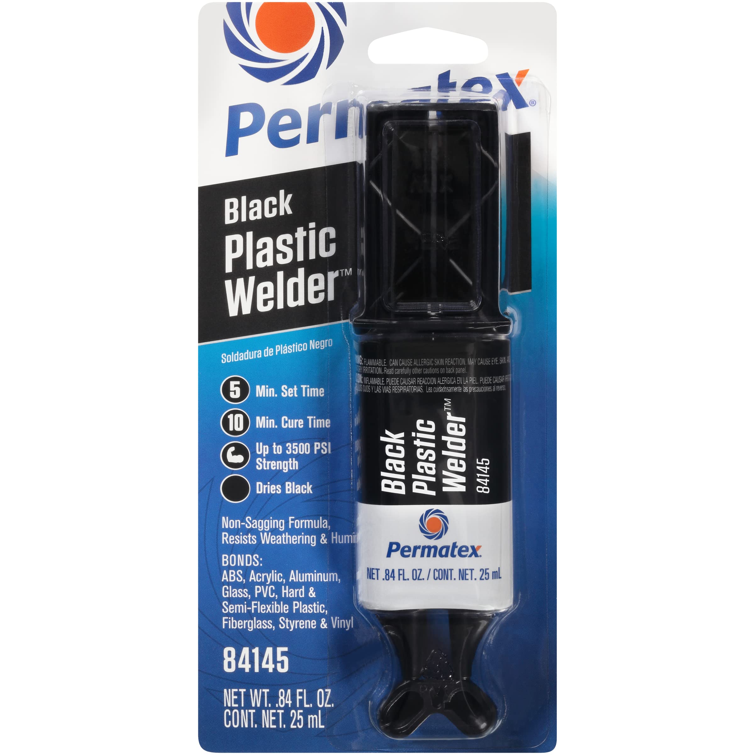 Permatex Permapoxy Black Plastic Weld 84145 - 0.84 fl. oz.