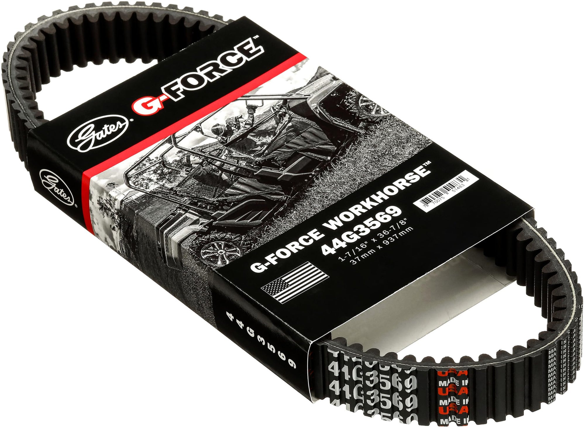 G-Force Gates 44G3569 Continuously Variable Transmission (CVT) WorkHorse Belt