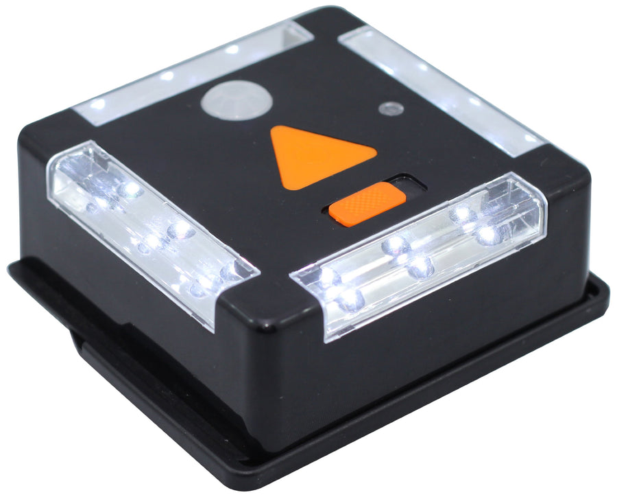 12-LED Tri-Lynx Corp Light Black with Motion and Dusk/Dawn Sensor