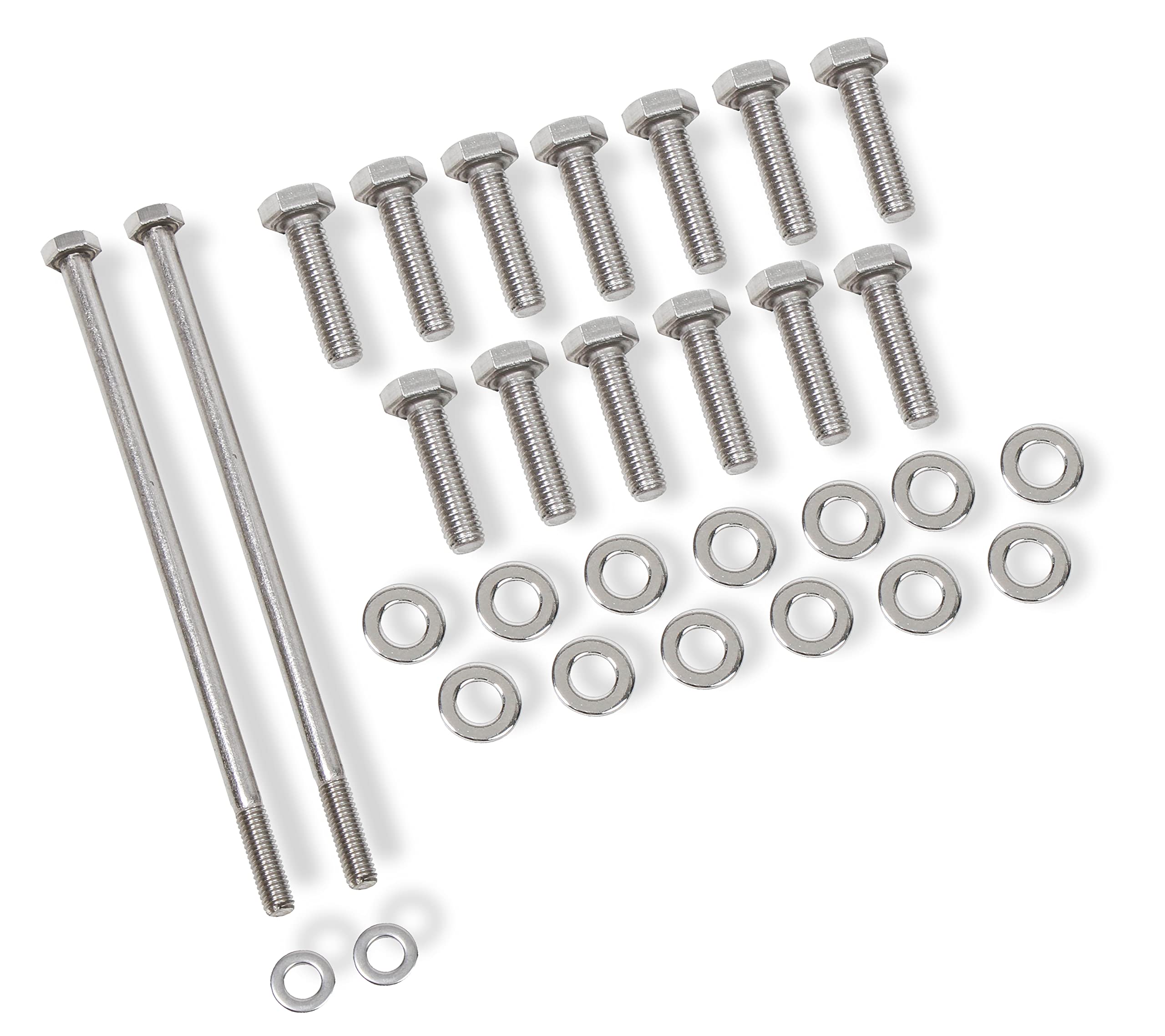 60851G Mr. Gasket Oil PAN Bolts - GM LS - SS POL HEX