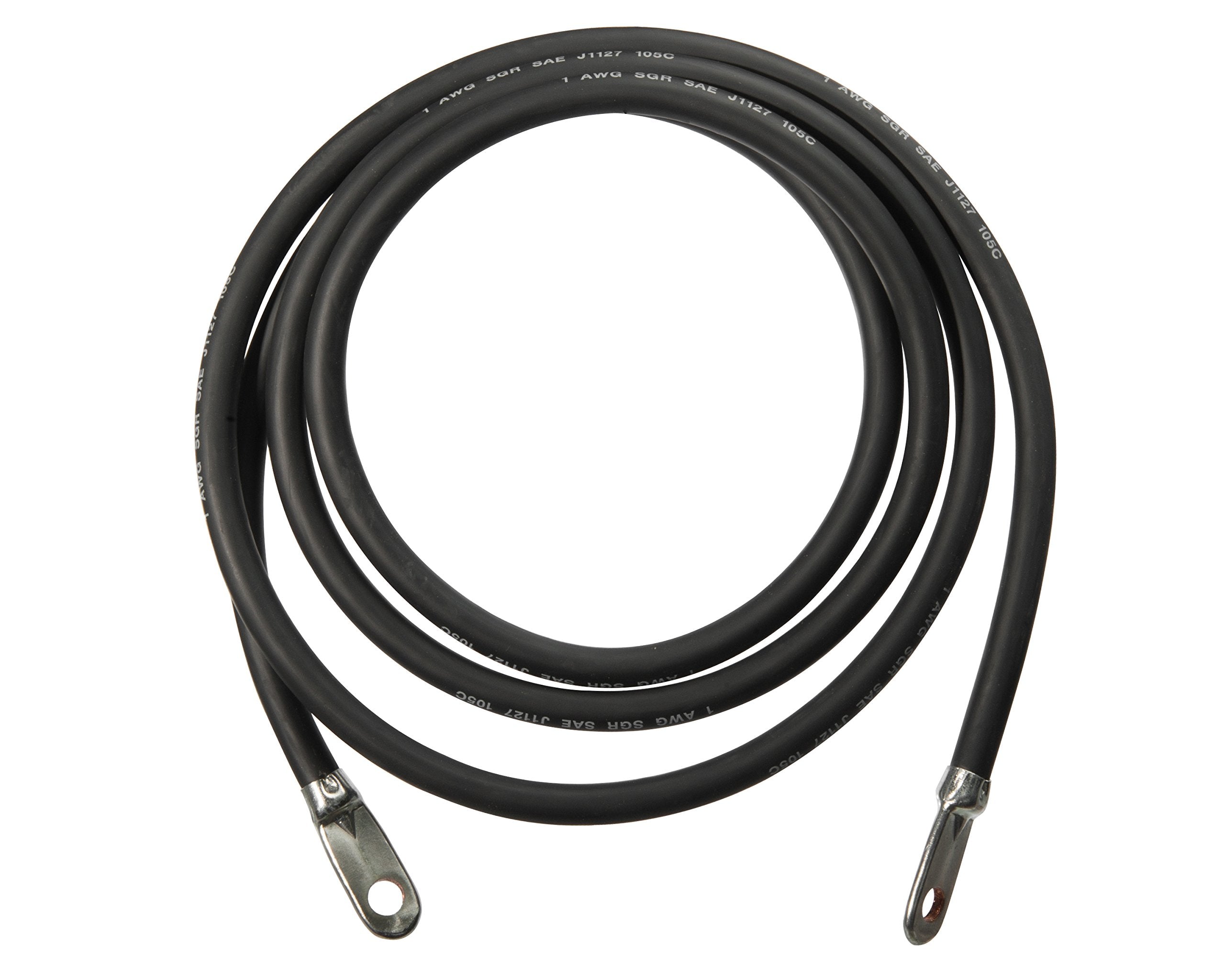 Sierra International BC88593 With Terminals Battery Cable - 8', Black, 1 Gauge , white