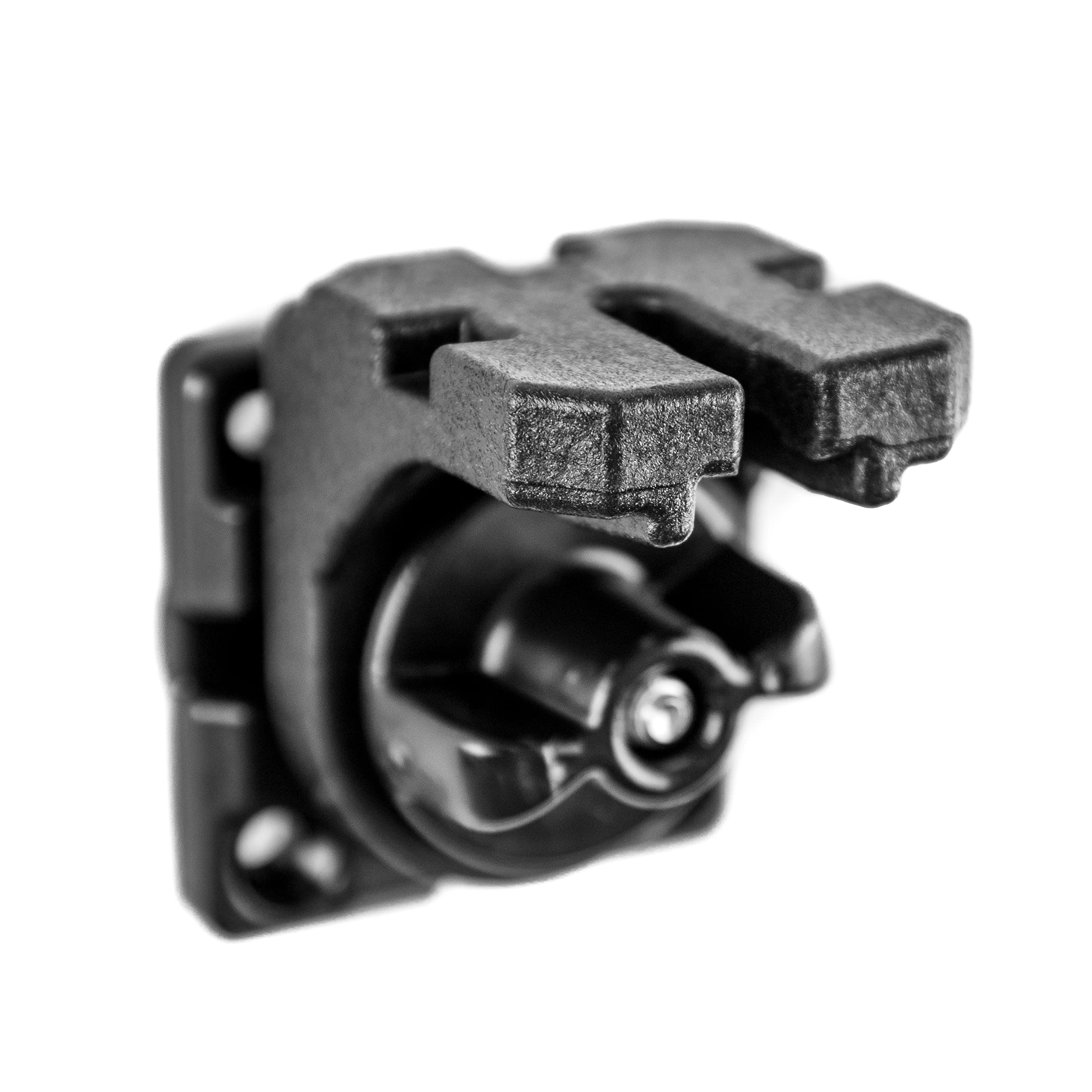 Yak Attack MightyMount GridLoc with 90° Adapter | Vertical Mount Base for VISICarbon Pro, PanFish Pro & LockNLoad Accessories | Fits BlackPak Pro GridLoc Platform & Kayak Installs | Made in USA
