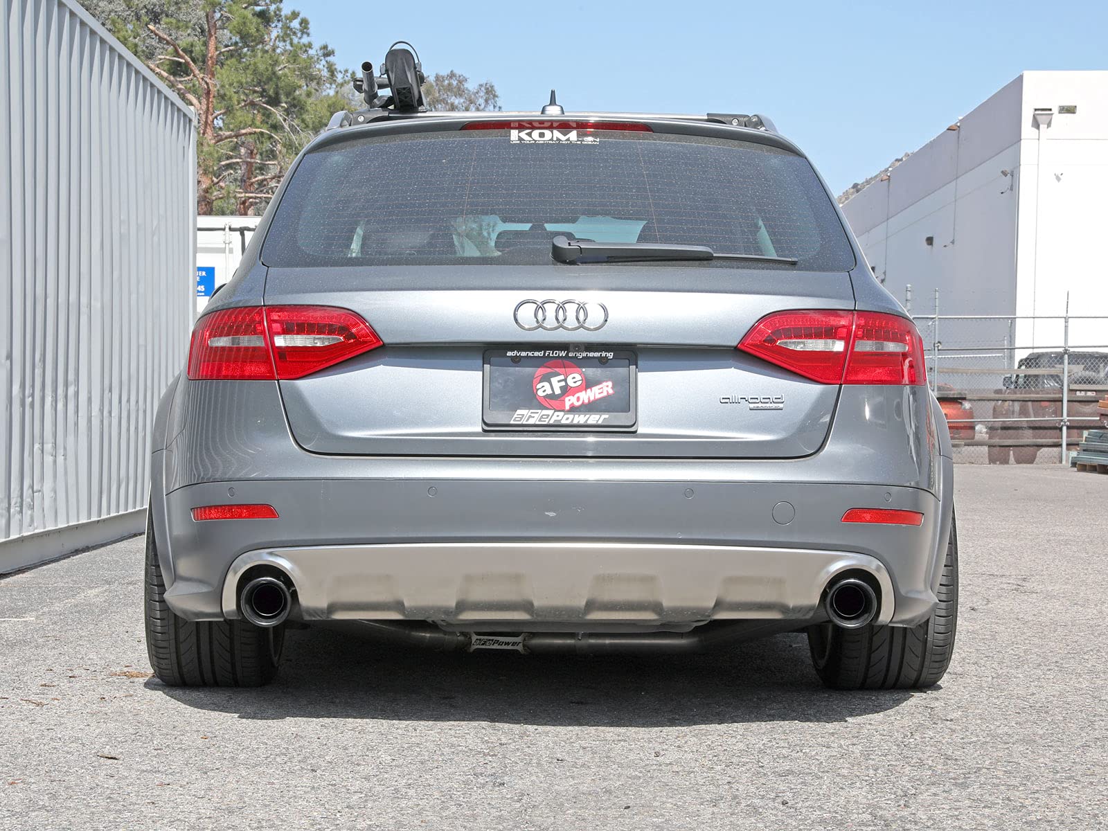 aFe Power MACH Force-Xp 49-36437-B 3 IN to 2-1/2 IN Stainless Steel Axle-Back Exhaust w/Black Tip, fits Audi Allroad 13-16 L4-2.0L (t)