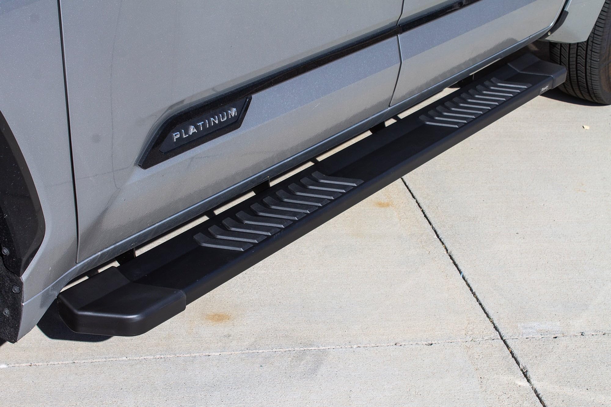 Running Boards Raptor Series Steps 6in OEM Style Black Aluminum Compatible with 2022-2026 Tundra Crew Max Cab