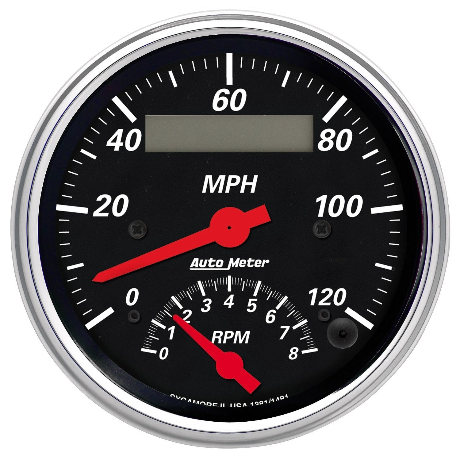 AUTO METER Designer Black Tach/Speedo Combo, 3.375 in. 1481