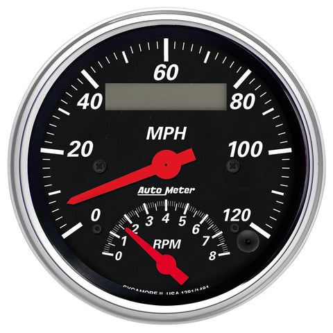 AUTO METER Designer Black Tach/Speedo Combo, 3.375 in. 1481