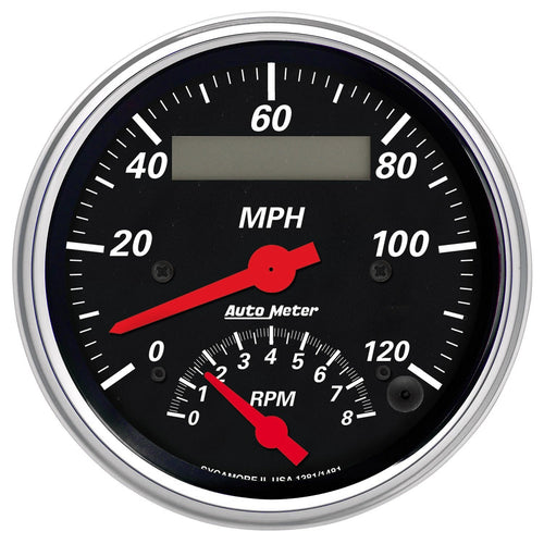 AUTO METER Designer Black Tach/Speedo Combo, 3.375 in. 1481