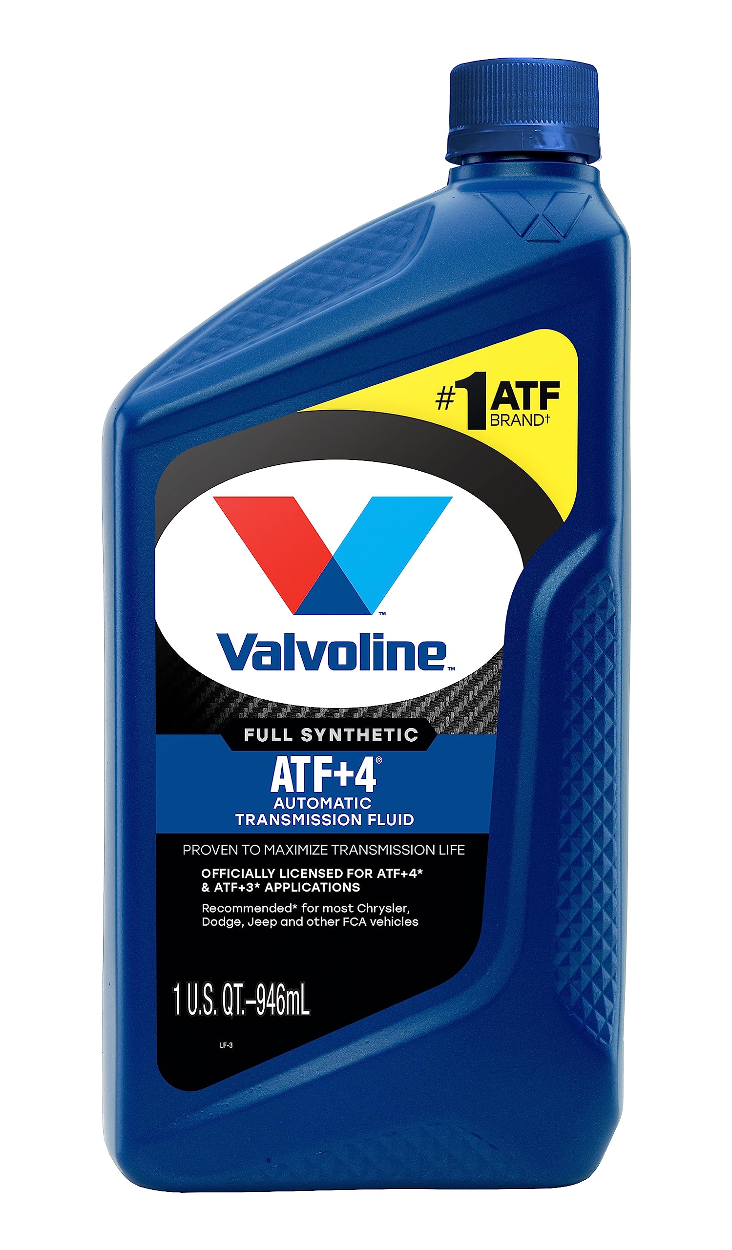 ATF +4 Valvoline Full Synthetic Automatic Transmission Fluid 1 QT, Case of 6