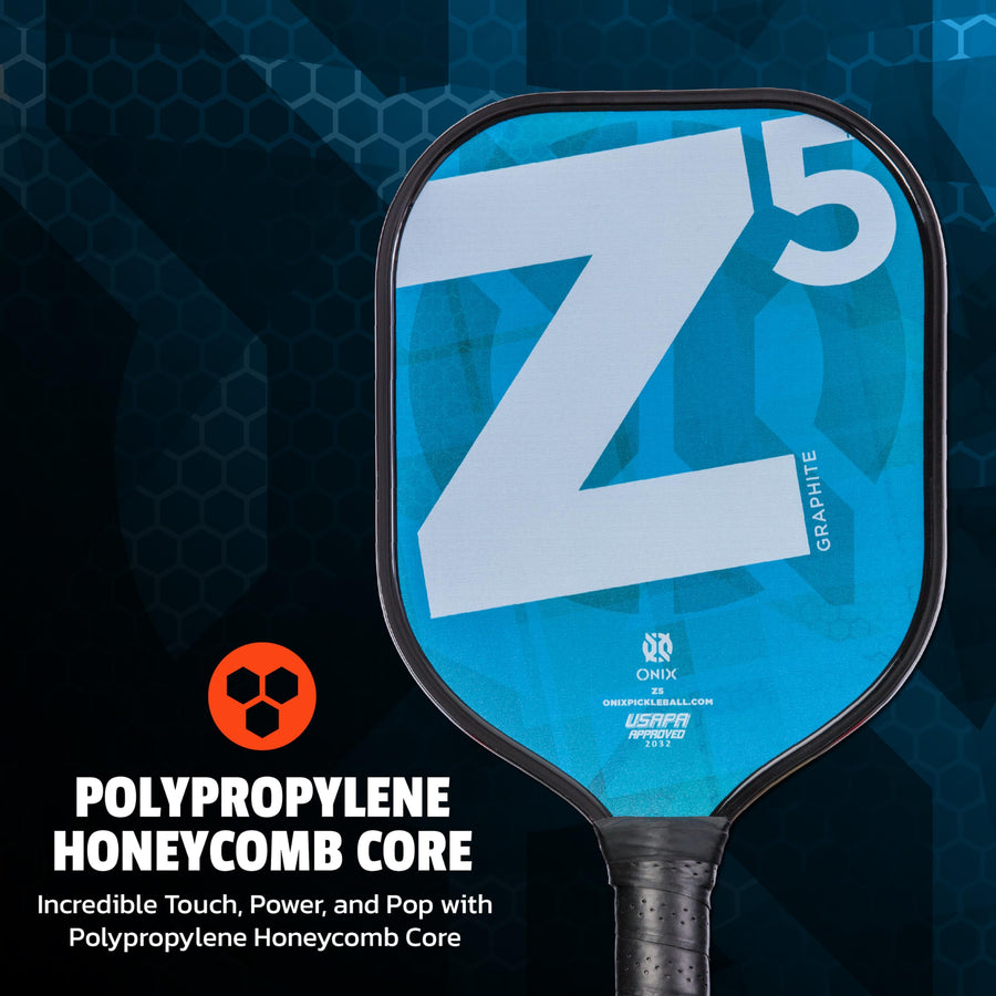 Graphite ONIX MOD Z5 Graphite Carbon Fiber Pickleball Paddles with Cushion Comfort Pickleball Paddle Grip - USA Pickleball Approved