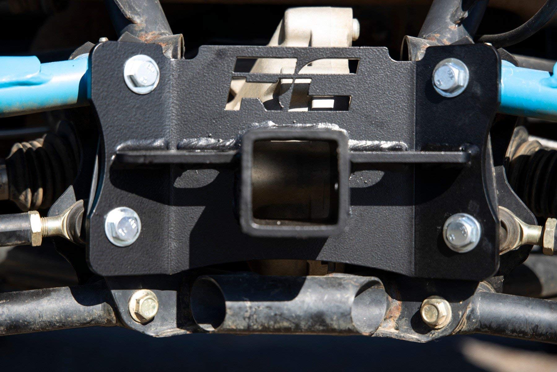 2" Rough Country Receiver Hitch Plate for 2013-2018 Can-Am Maverick - 97015 Black