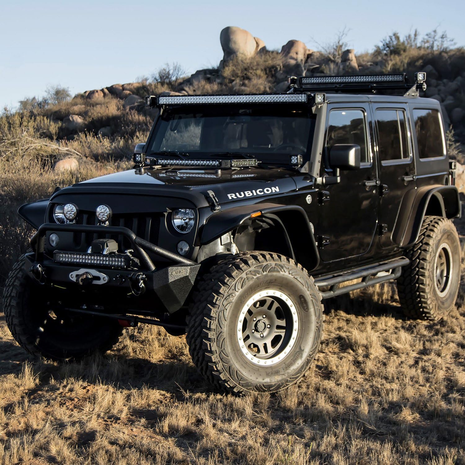 Offroad Light Bar ZROADZ Z374811-KIT-S Fits Jeep Wrangler, Black