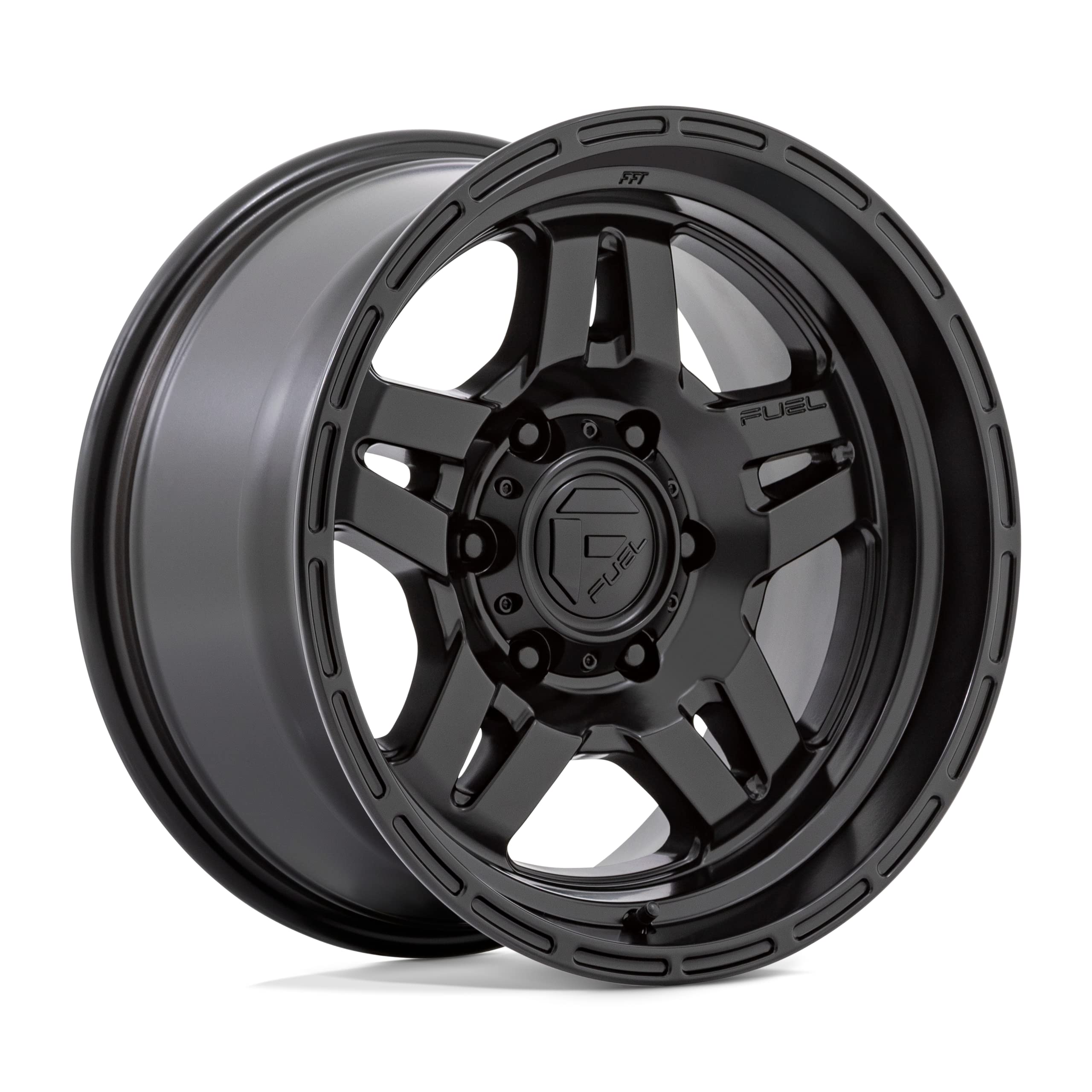 1PC Fuel D799 17X9 5X5.0 BLK-OUT -38MM - D79917907535