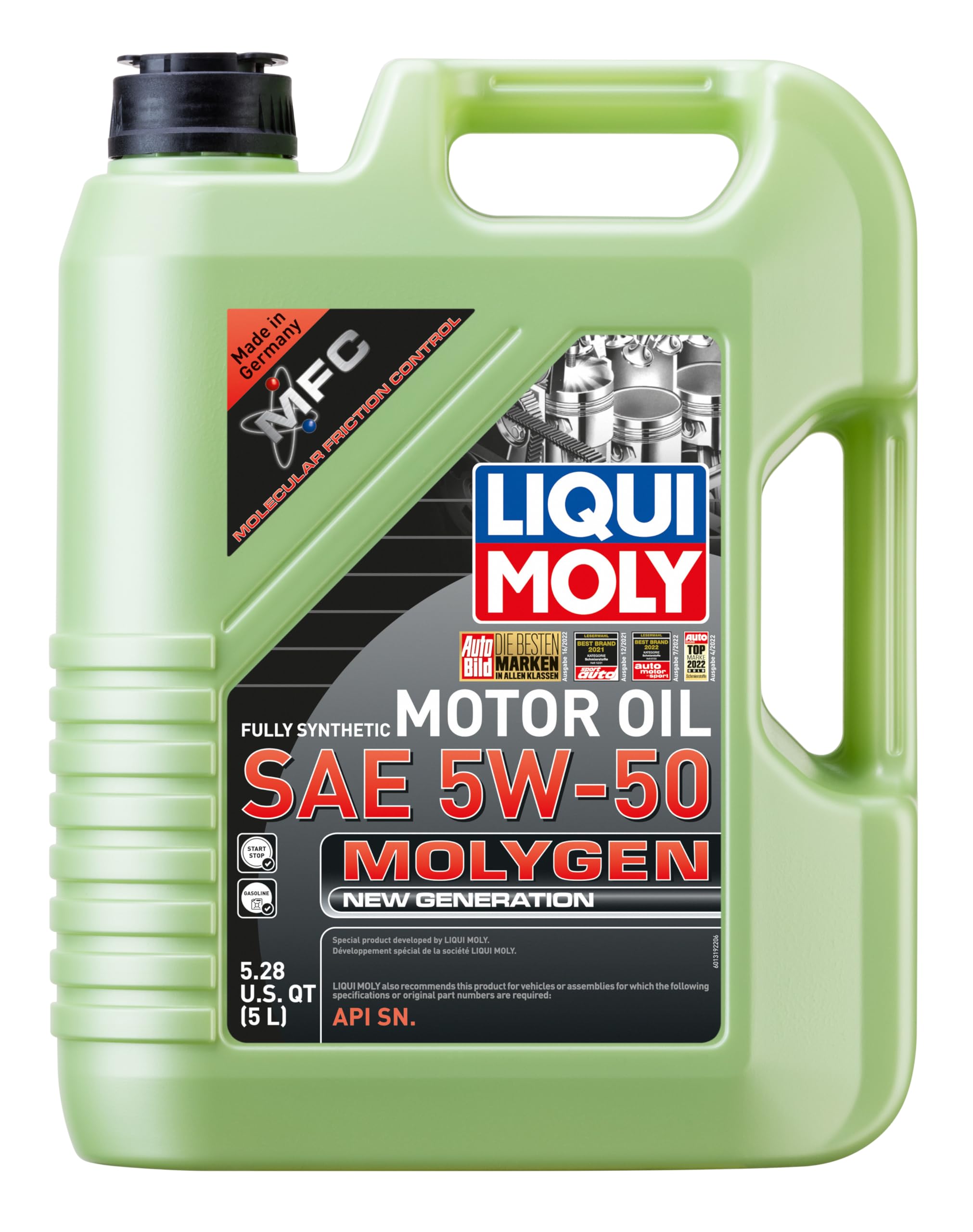 Molygen New Generation Liqui Moly SAE 5W-50-5 Liter