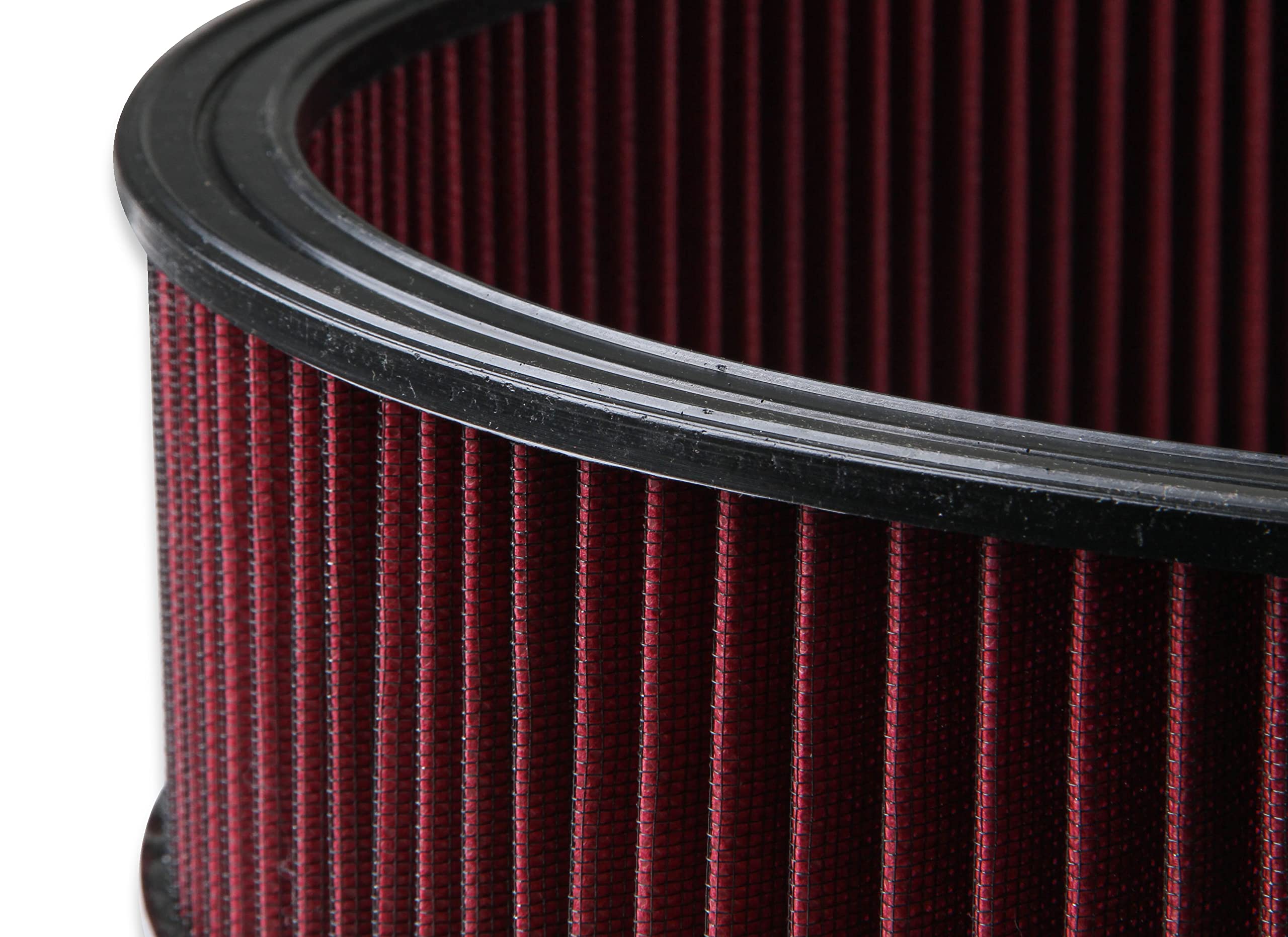 Air Filter Holley 220-40 - Replacement - 16 in. x 4 in. - Red Washable Gauze Filter