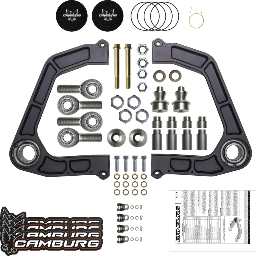 Camburg KINETIK Series Suspension Control Arm Kit CAM-310187-GRY: Gray, Compatible with 2007-2021 Toyota Tundra, 2008-2022 Toyota Sequoia