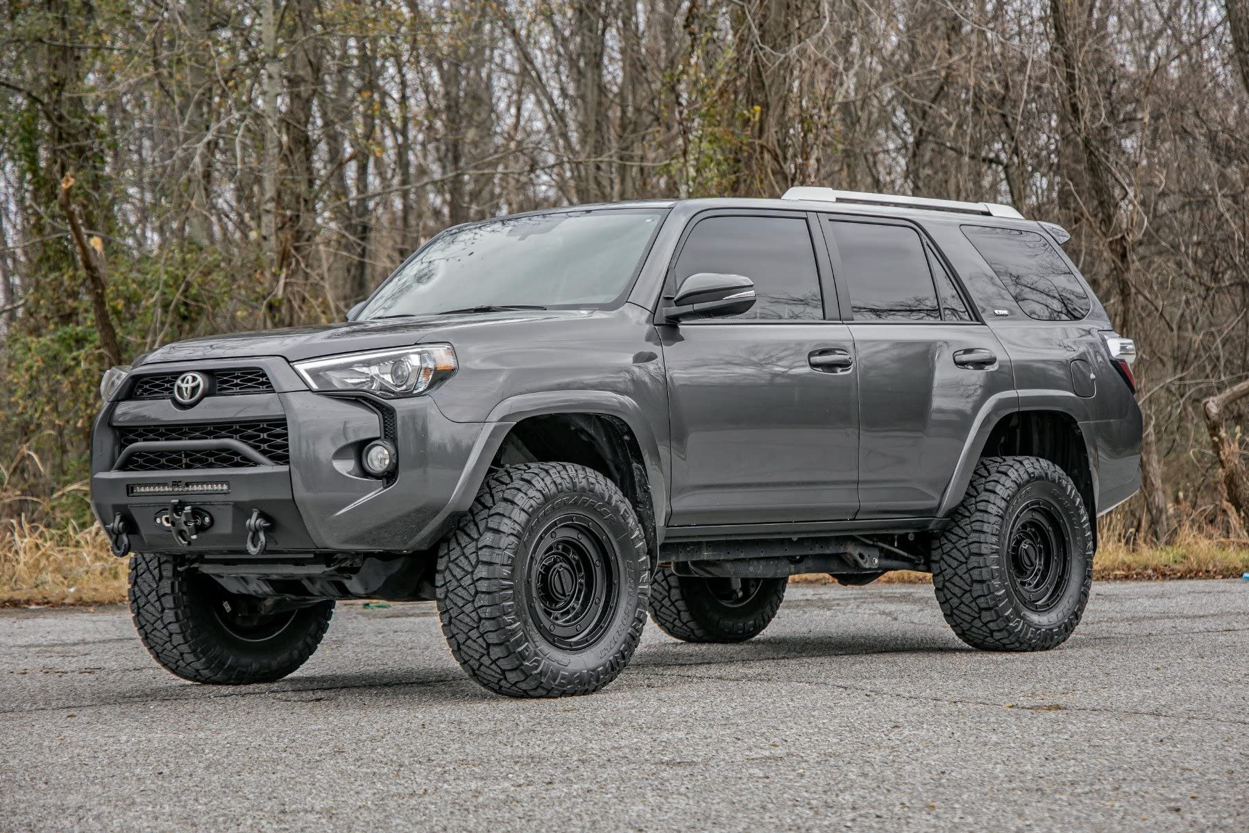 Rough Country Hybrid Front Bumper for 2014-2024 Toyota 4Runner - 10743A