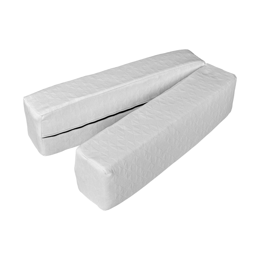 30" x 6" x 10" Thomas Payne Short Queen RV Bed Extender for Full-Size Queen Conversion, Made from Polyurethane and Synthetic Fiber, Includes Fabric Hinge, Removable Zippered Cover - 2022323582