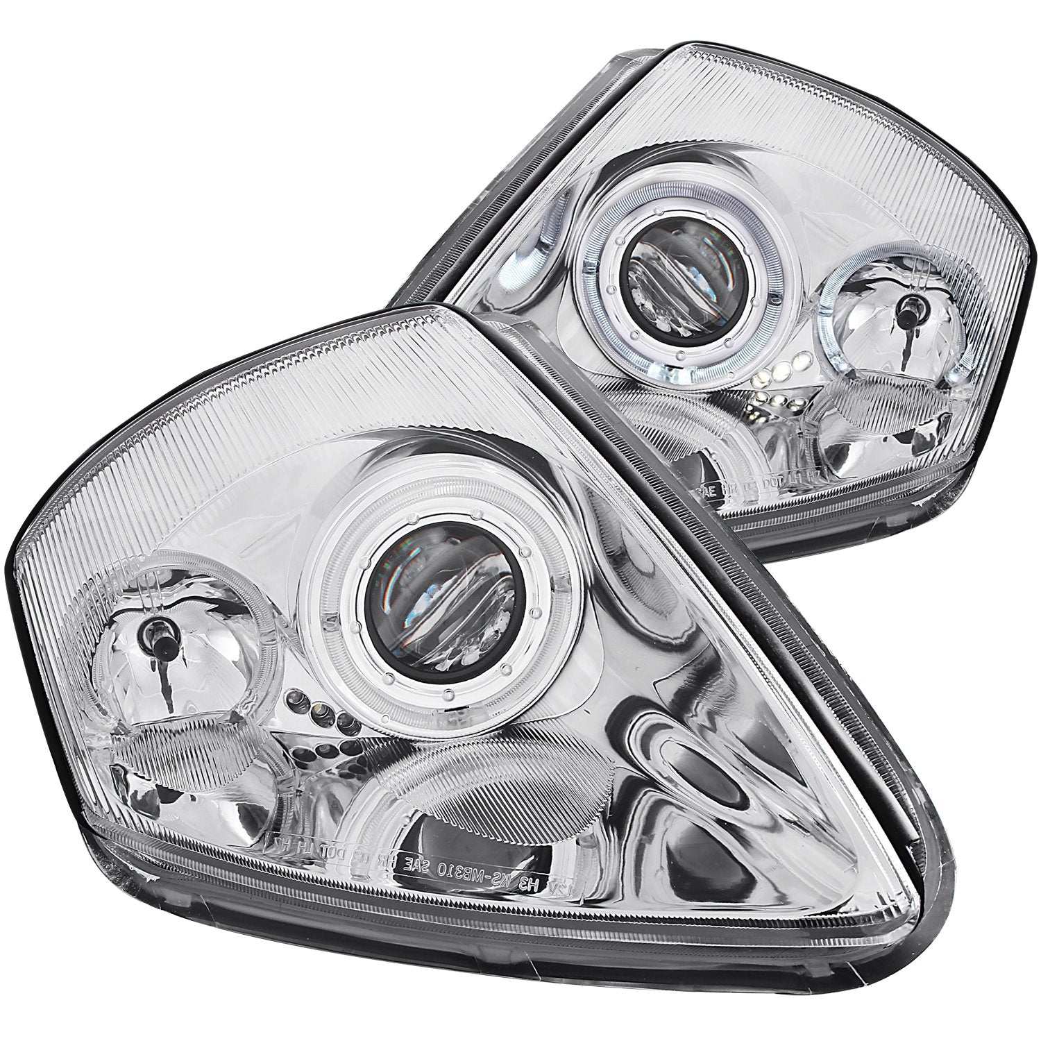 Chrome Projector AnzoUSA Halo Headlight for Mitsubishi Eclipse - (Sold in Pairs)
