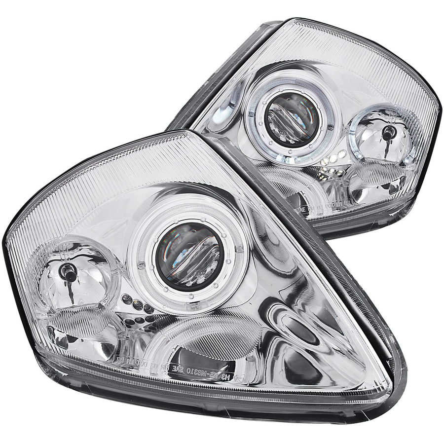 Chrome Projector AnzoUSA Halo Headlight for Mitsubishi Eclipse - (Sold in Pairs)