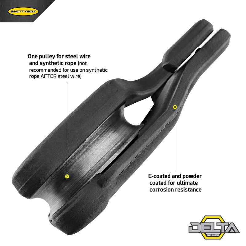 Delta Series Smittybilt 99044 - Forged Snatch Block
