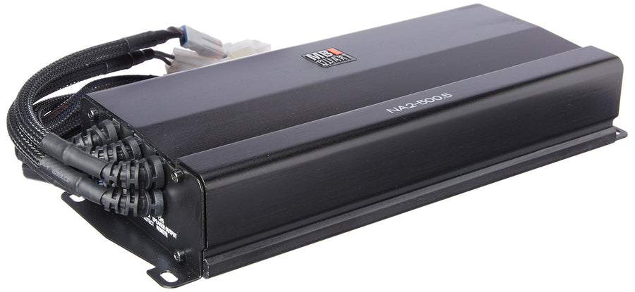 MB Quart Compact NA2-500.5 400 watt Mono Powersports Amplifier for a subwoofer, Black (NA25005)