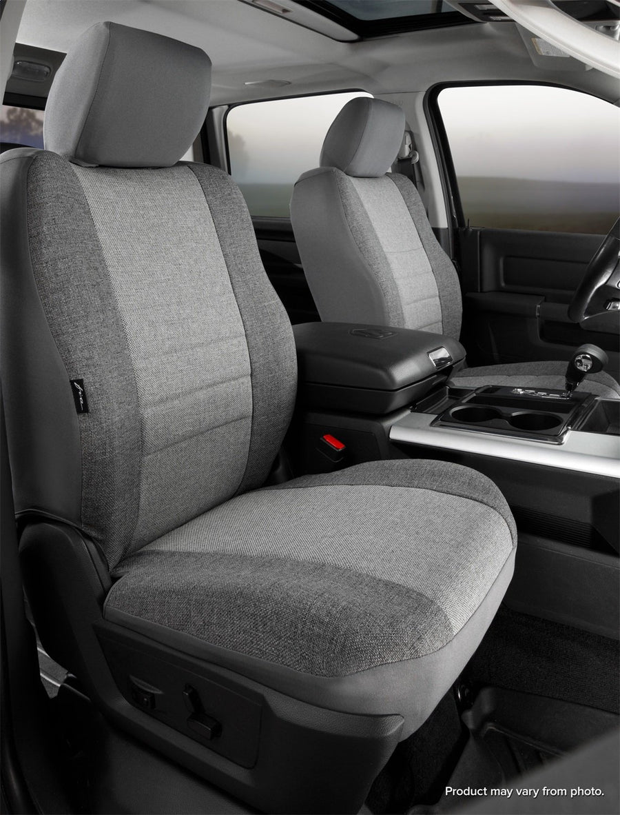 Fia Custom Fit OE39-31 GRAY Front Seat Cover Bucket Seats - Tweed, (Gray)