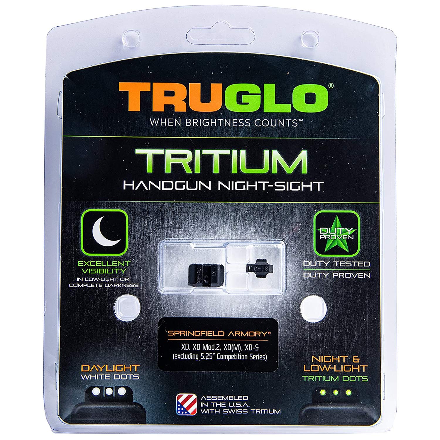Springfield TruGlo Glow in the Dark Pistol Sight