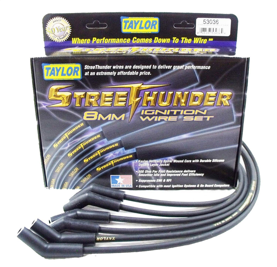 Streethunder Taylor Cable 53036 custom 6 cyl black