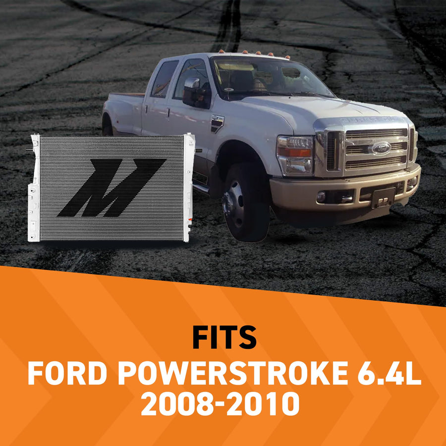 Mishimoto Performance Aluminum Radiator MMRAD-F2D-08V2, Compatible with Ford Powerstroke 6.4L, 2008-2010