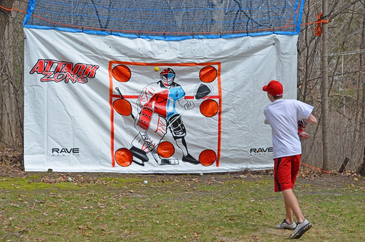 Attack Zone RAVE Sports 16' x 8' Hockey/Lacrosse Tarp