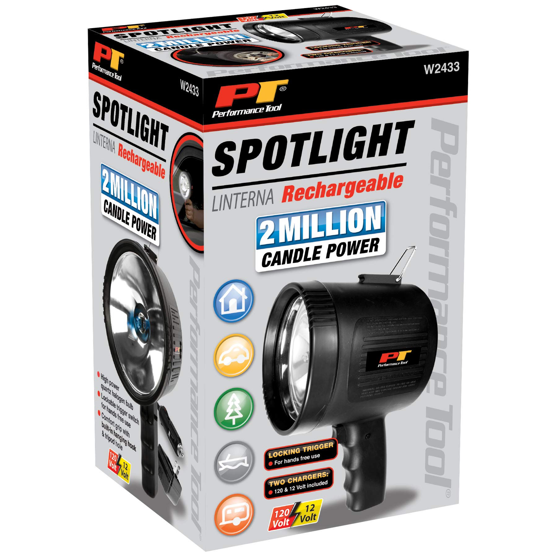 W2433 Performance Tool 2-Million Candle Power Spotlight