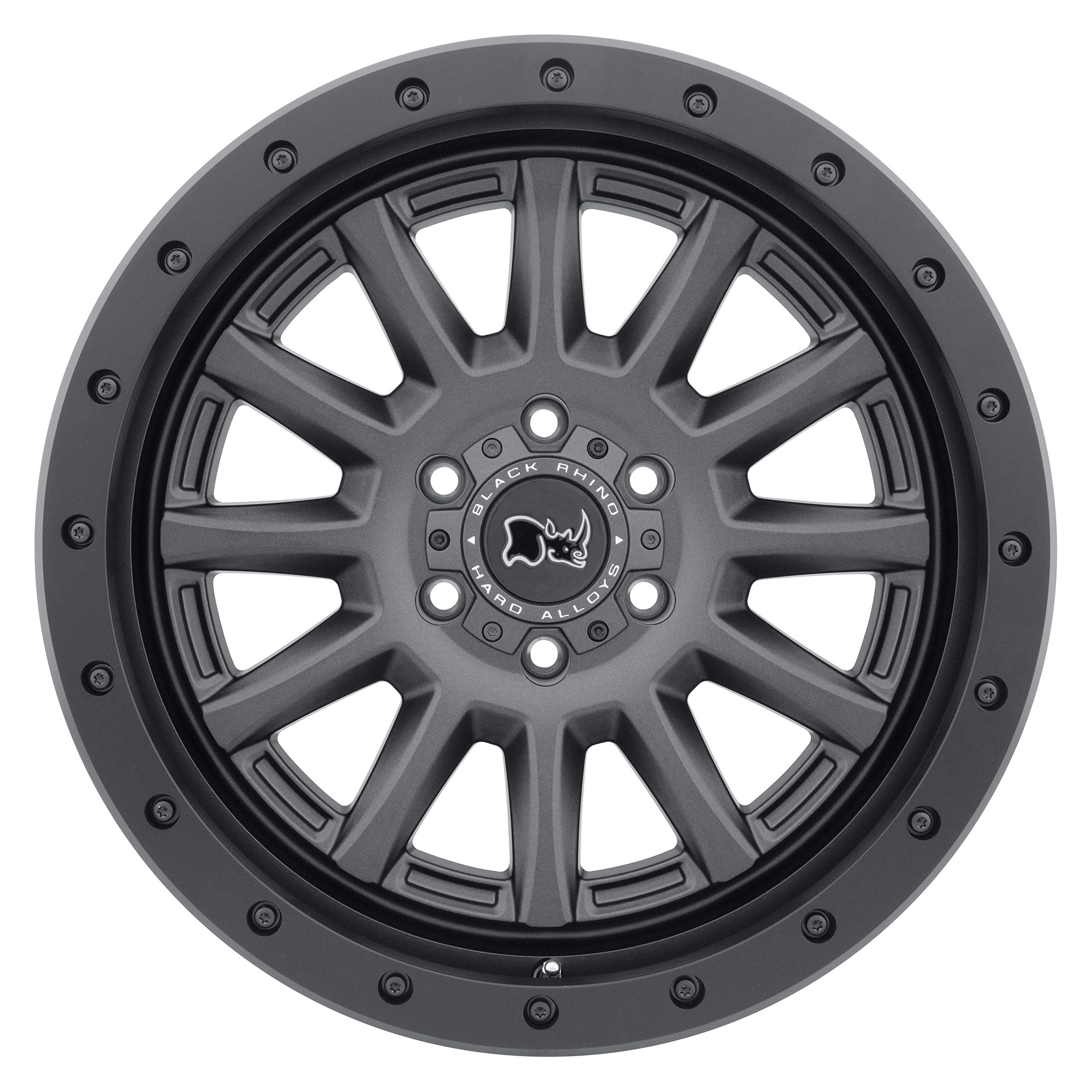 Gunblack BLACK RHINO DUGGER Custom wheels - 17" x 8.5", 0 Offset, 6x139.7 Bolt Pattern, 112.1mm Hub - Gunblack
