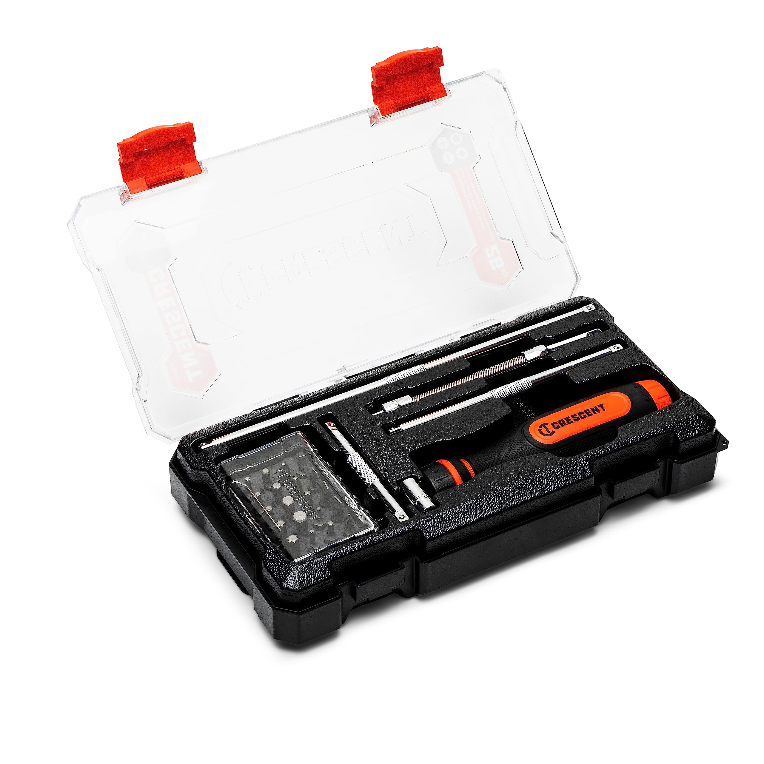 26 Piece Crescent Ratcheting Bit Driver Set - CRBSDS26PC