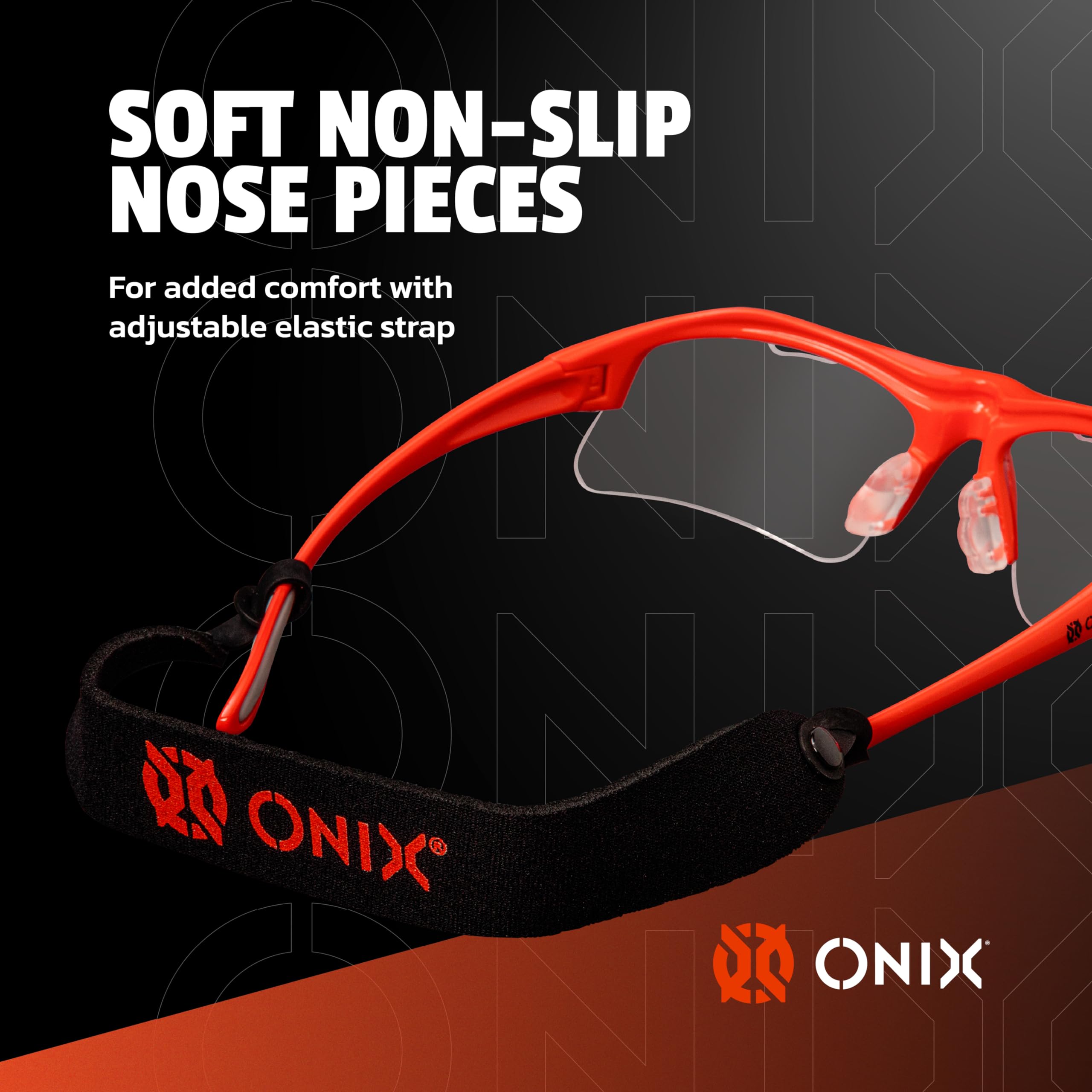 ONIX Eagle Eyewear Pickleball Sun Protection Non-Slip Nose Piece Modern and Lightweight Secure Design