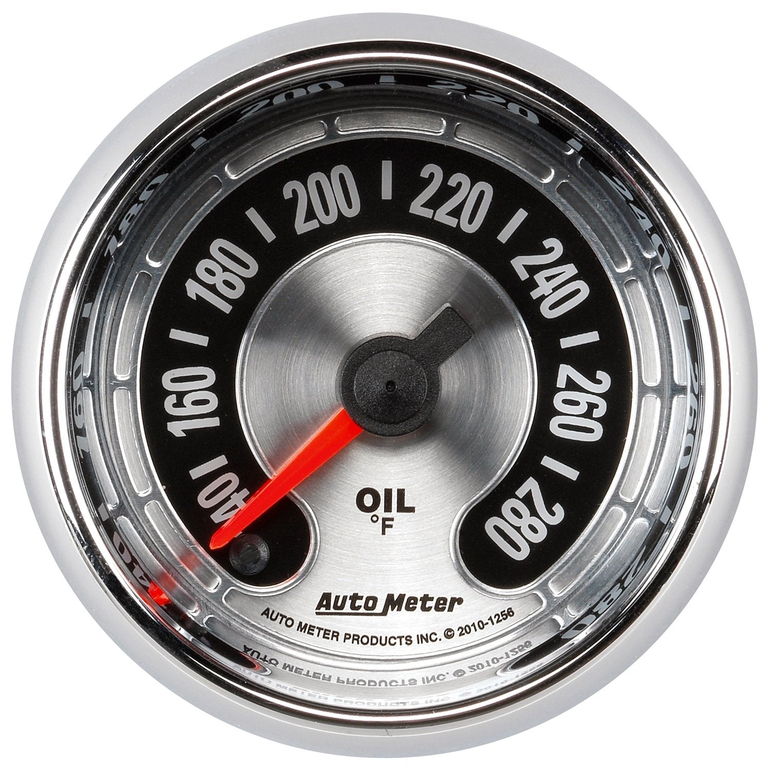 Auto Meter American Muscle 1256 2-1/16" Electric Oil Pressure Gauge (140-280 Degree F, 52.4mm)