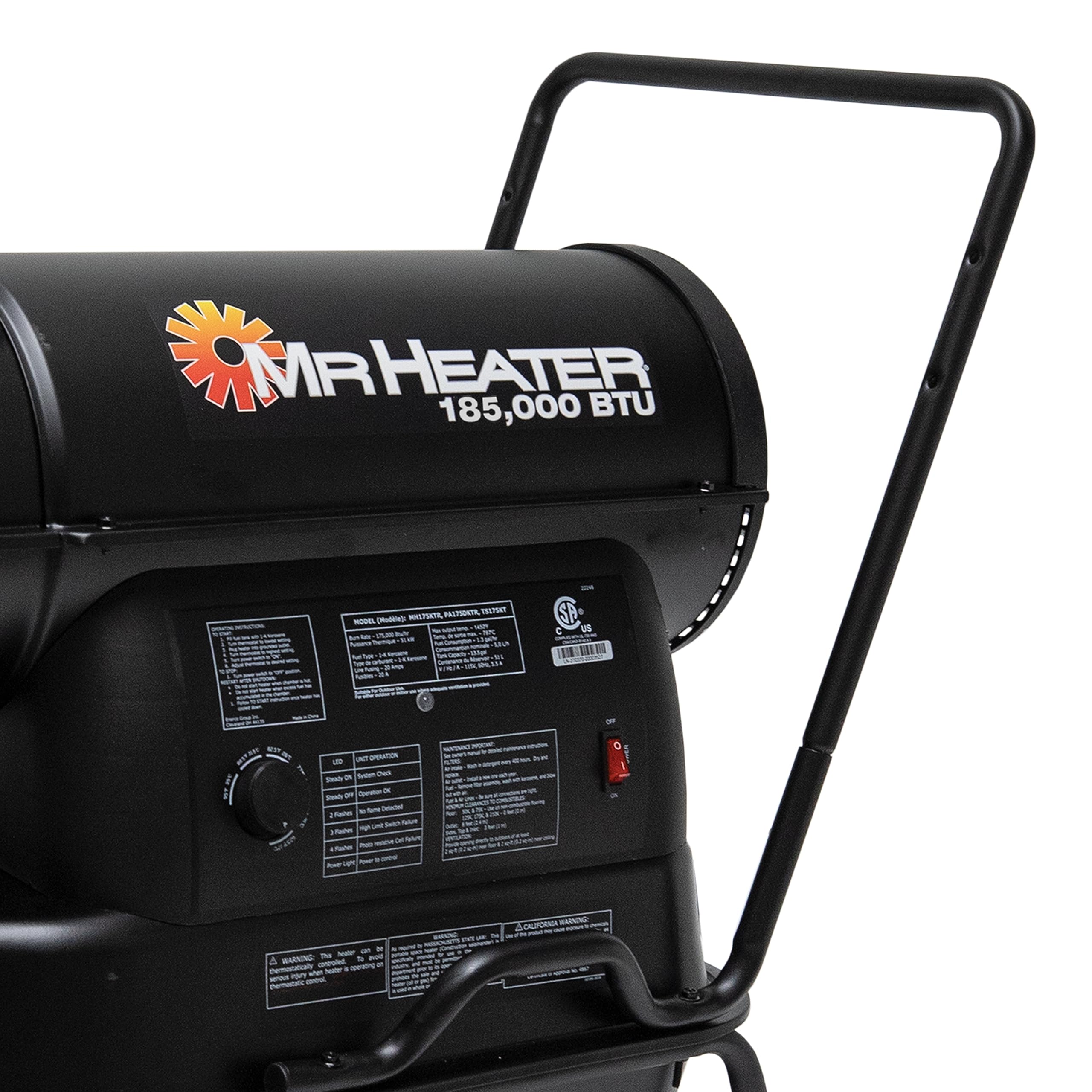 185,000 BTU Mr. Heater Forced Air Kerosene Heater