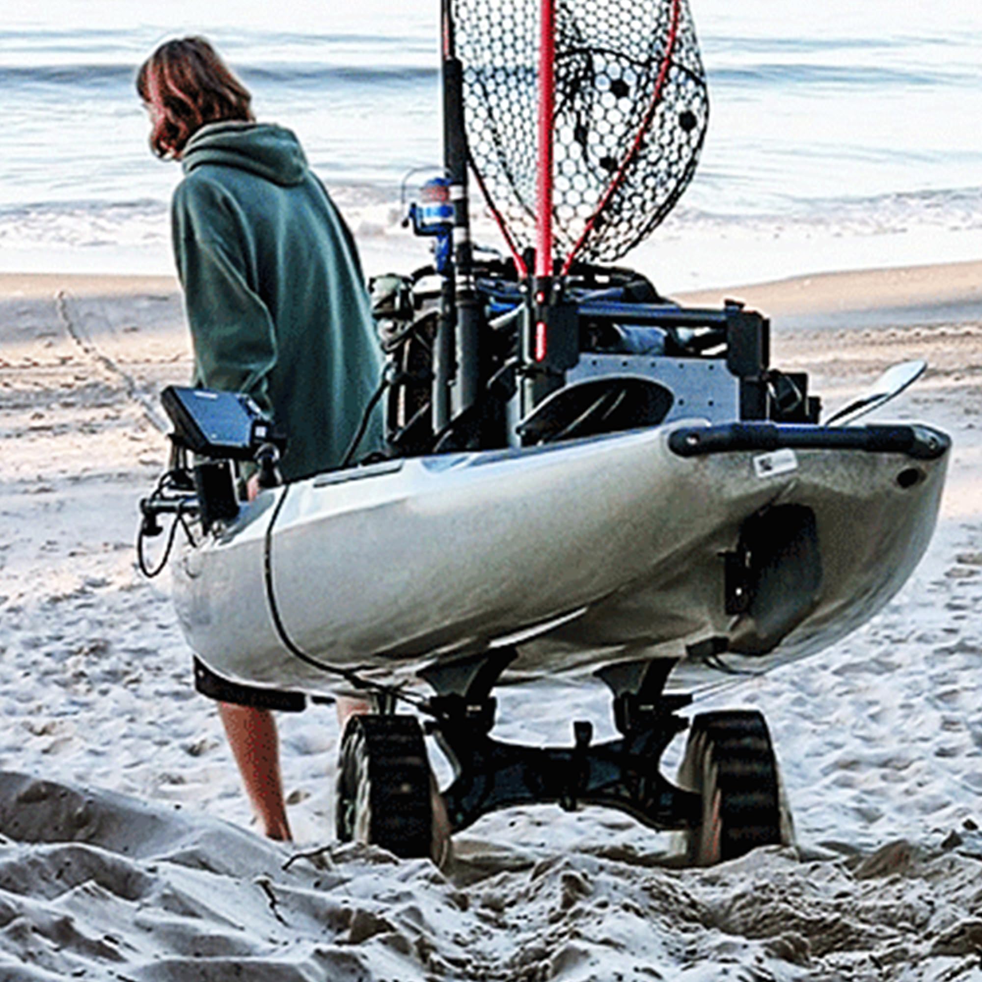 C-Tug R Railblaza Heavy Duty Kayak and Canoe Trolley with SandTrakzs Wheels