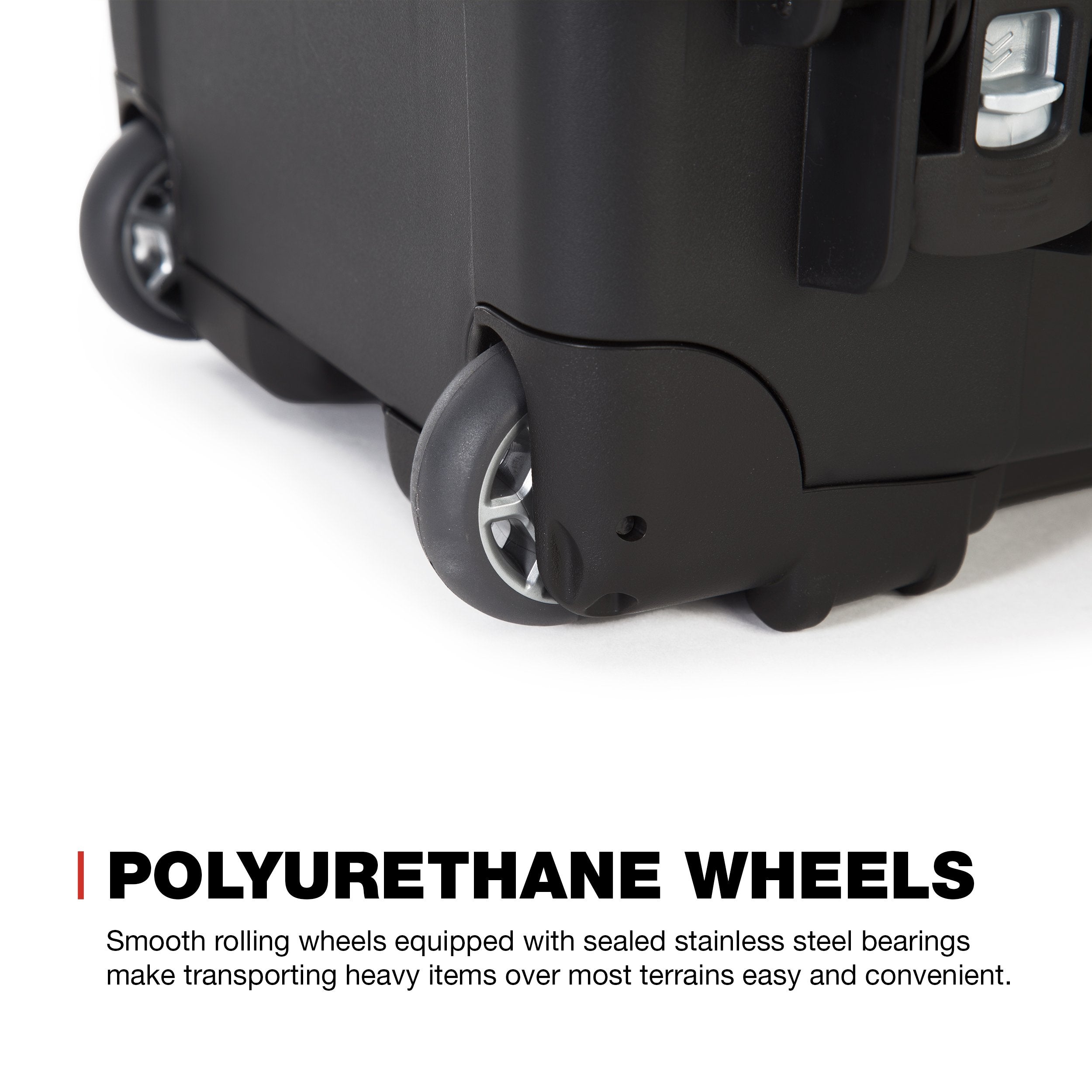 Protective Travel Case Nanuk 935 for 3 Bottles of Wine w/Wheels and Extendable Handle, TSA Approved - Black (935-3BTLS1)
