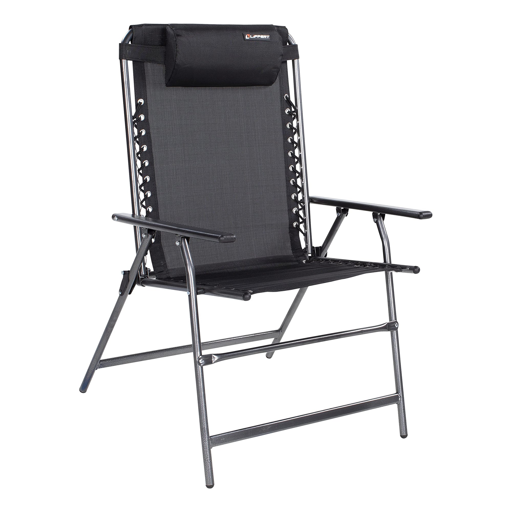 Bungee Deck Chair All-Weather with Adjustable Headrest