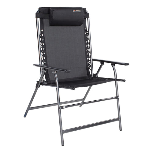 Bungee Deck Chair All-Weather with Adjustable Headrest