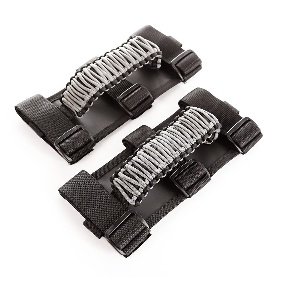 Grab Handles Rugged Ridge for Jeep Wrangler/Gladiator | Nylon, Black/Grey | 13505.32 | Fits 1955-2018 Jeep CJ/ Wrangler YJ/TJ/JK/JL/ Gladiator JT